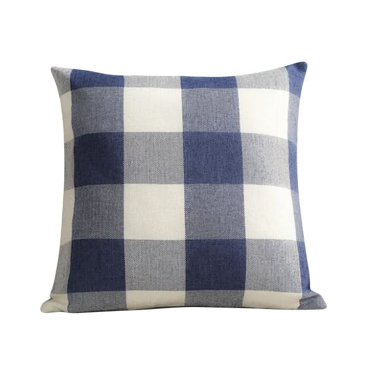 Norvo | Rutet plaid putetrekk 45x45 cm bomullsblanding putetrekk