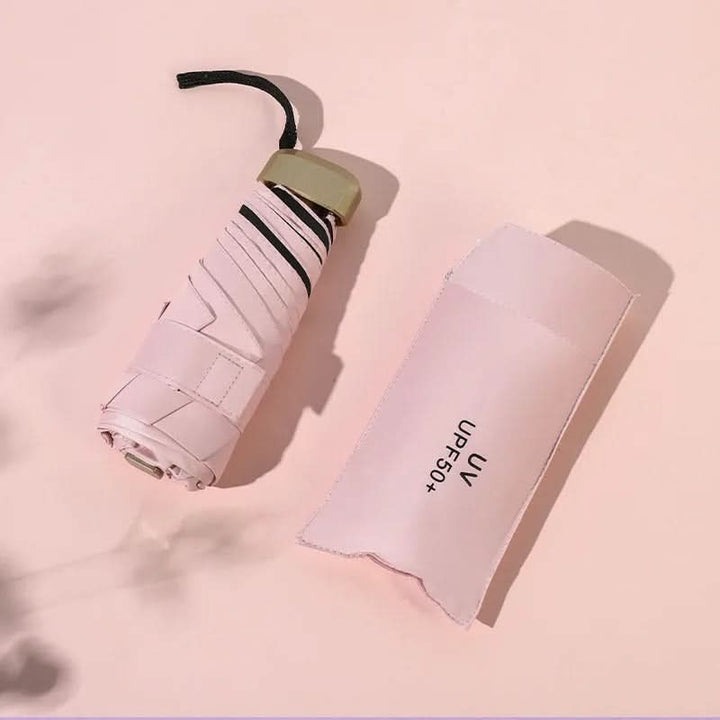 Skanto | Mini sammenleggbar paraply – UV-beskyttelse & vannavvisende