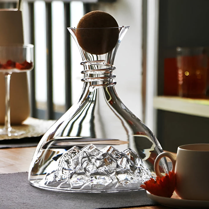 Krystall glass vin desinfiser - Rask beluftning & kreativt design | Perfekt for hjemmet og baren | Skanto