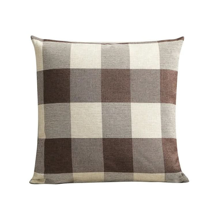 Skanto | Rutet plaid putetrekk 45x45 cm bomullsblanding putetrekk