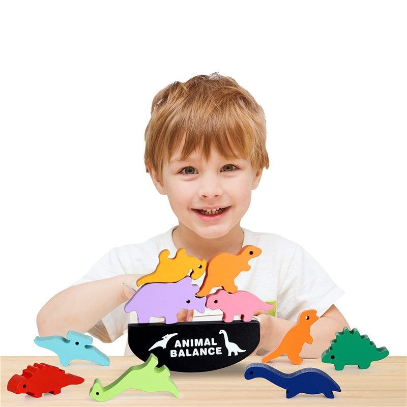 Norvo | EcoToys Rocking Animals | Utvikle Lekende Balanse - Unike Montessori Leker