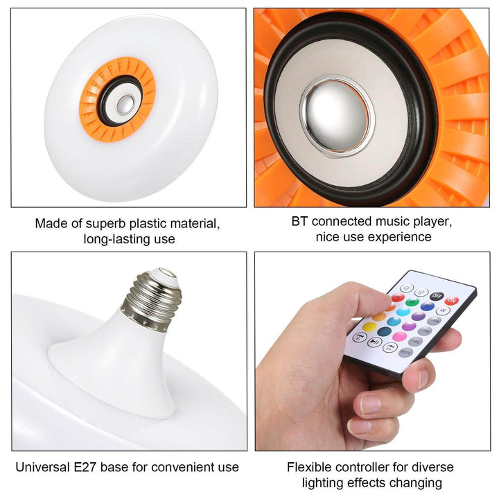 Skanto | Moderne LED Taklampe Bluetooth Musikk Lyspære Lampe