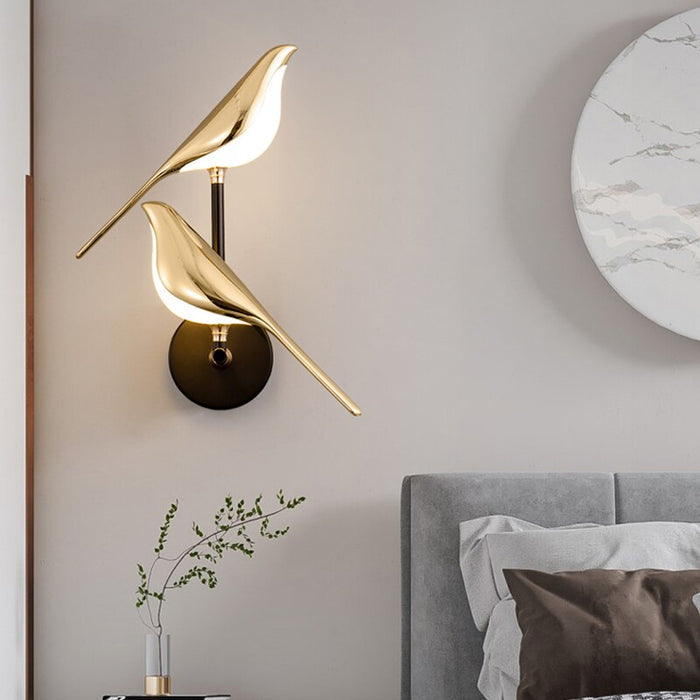 Norvo | Moderne Vegglampe med Fuglemotiv