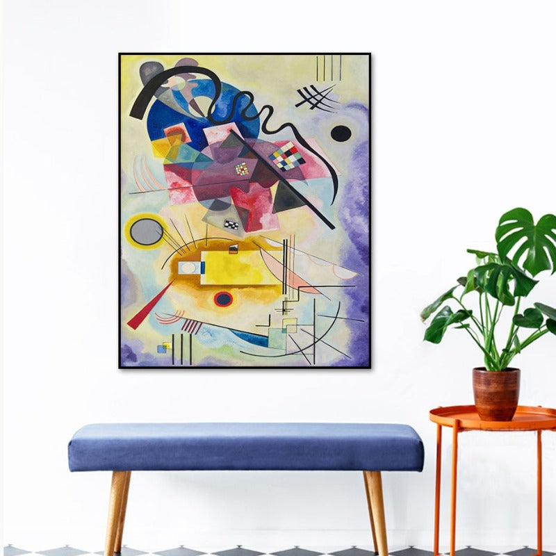 Vintage Wassily Kandinsky Berømt Abstrakt Maleri - Lerretsbilde
