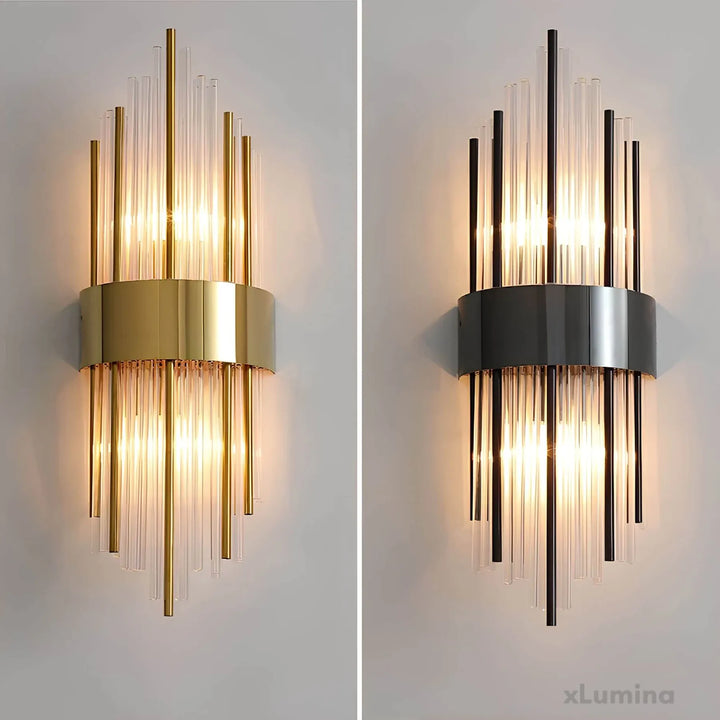 Skanto | Vegglampe med krystaldekor
