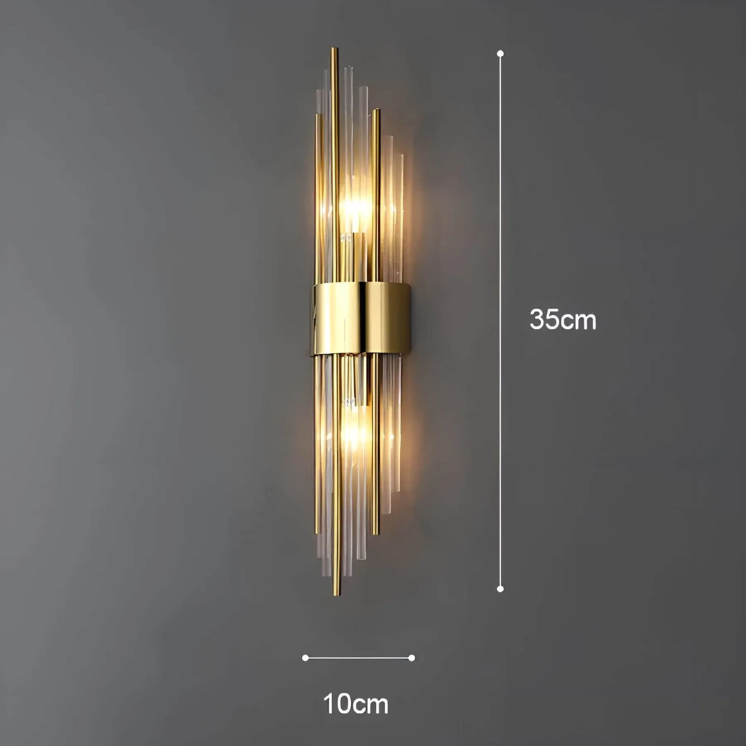 Skanto | Vegglampe med krystaldekor