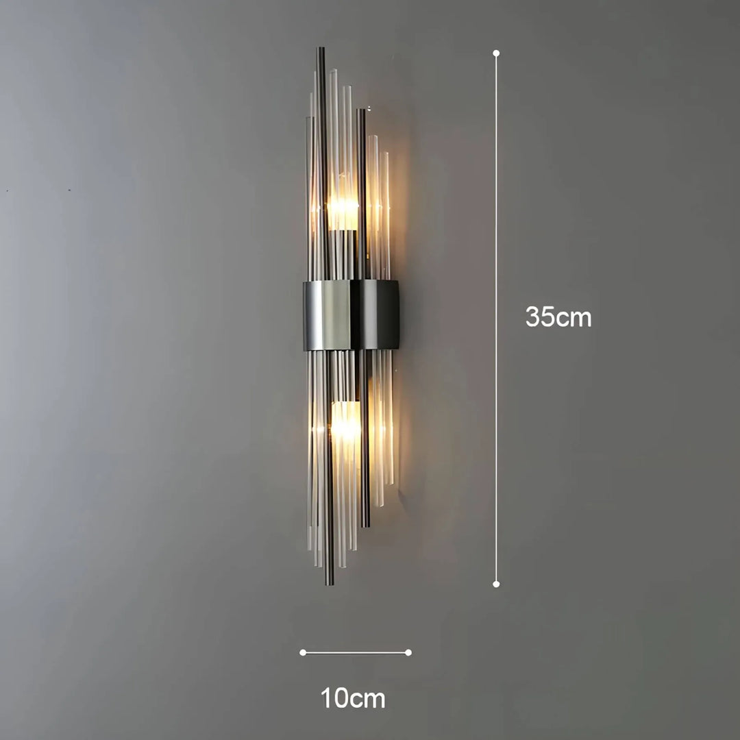 Skanto | Vegglampe med krystaldekor