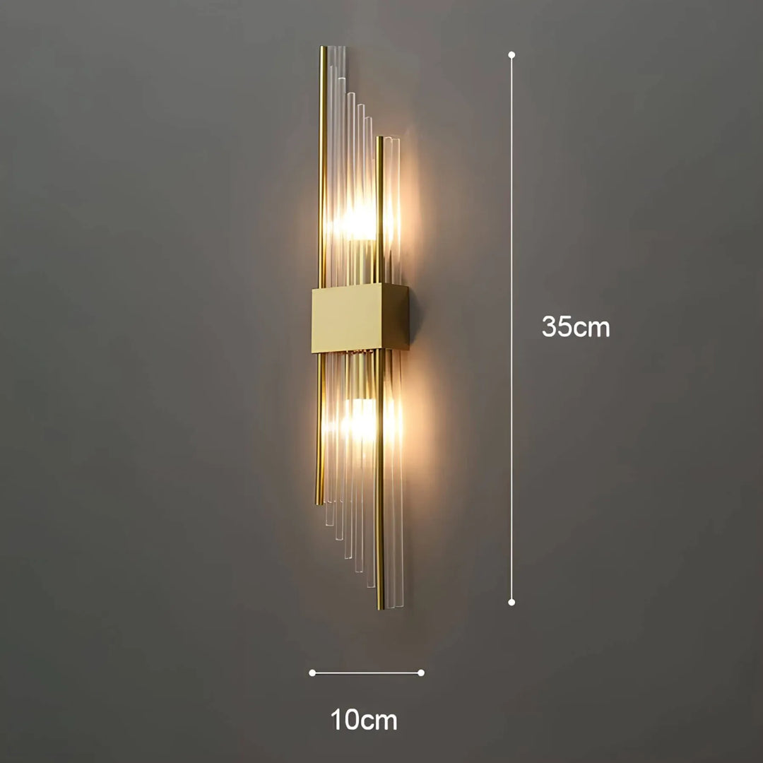 Skanto | Vegglampe med krystaldekor