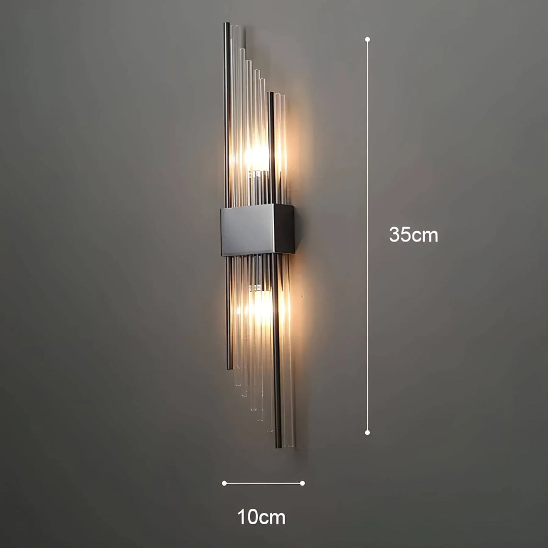 Skanto | Vegglampe med krystaldekor