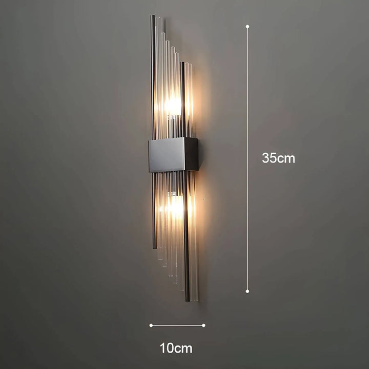Skanto | Vegglampe med krystaldekor