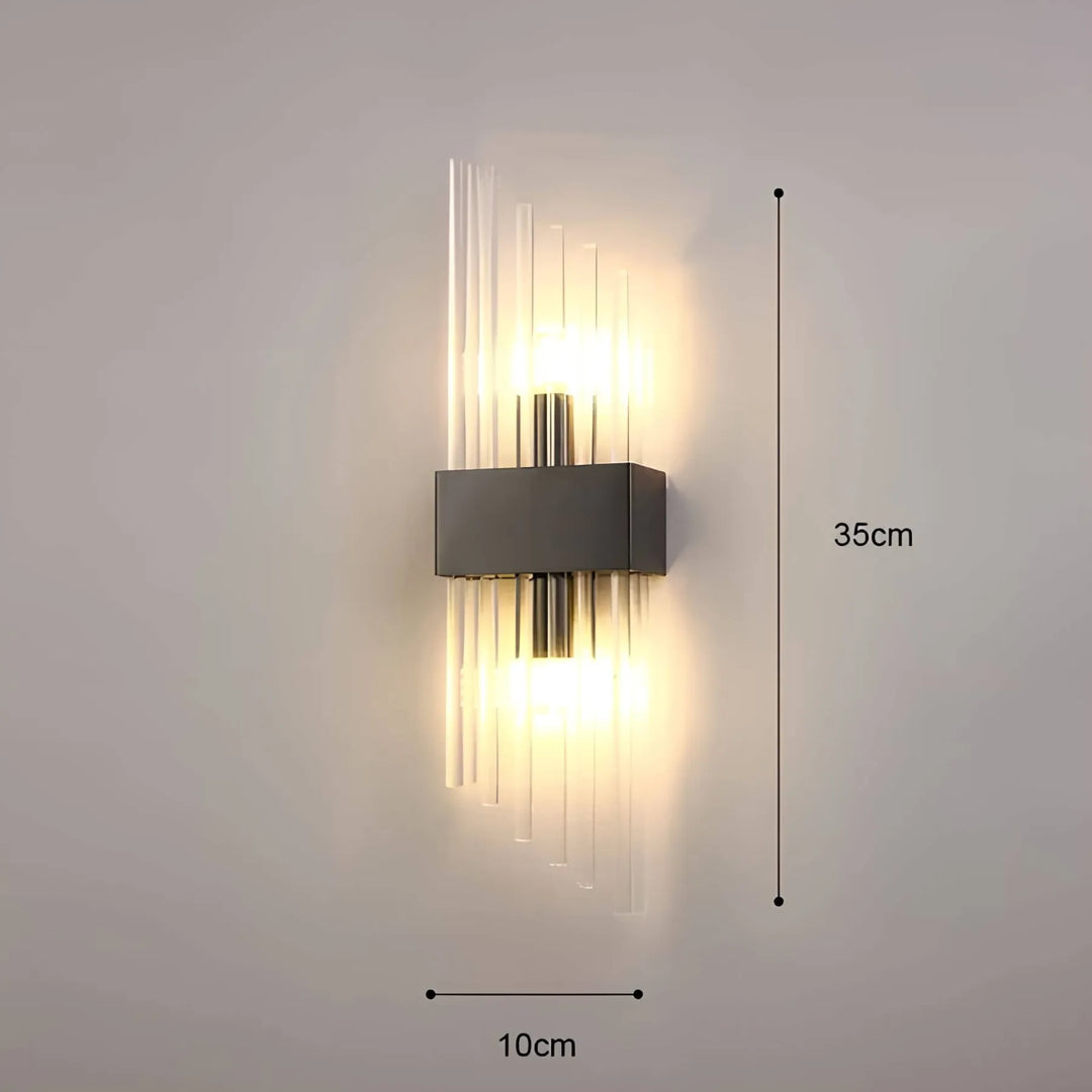 Skanto | Vegglampe med krystaldekor