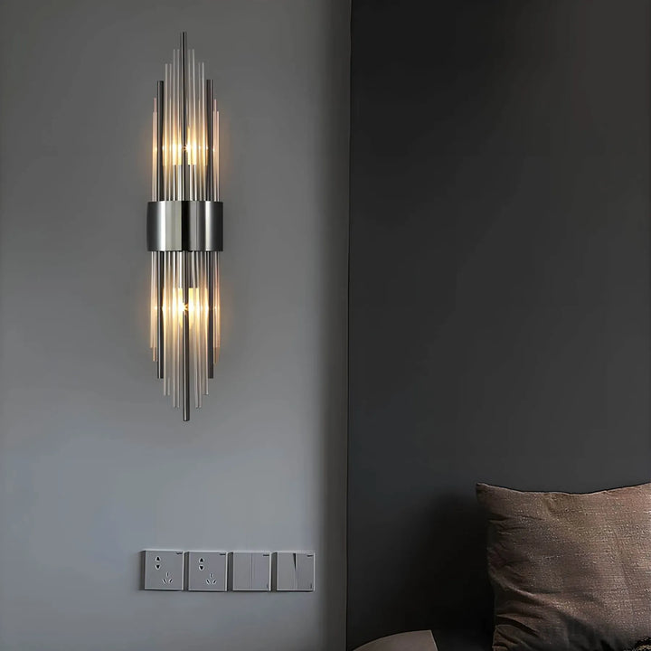 Skanto | Vegglampe med krystaldekor