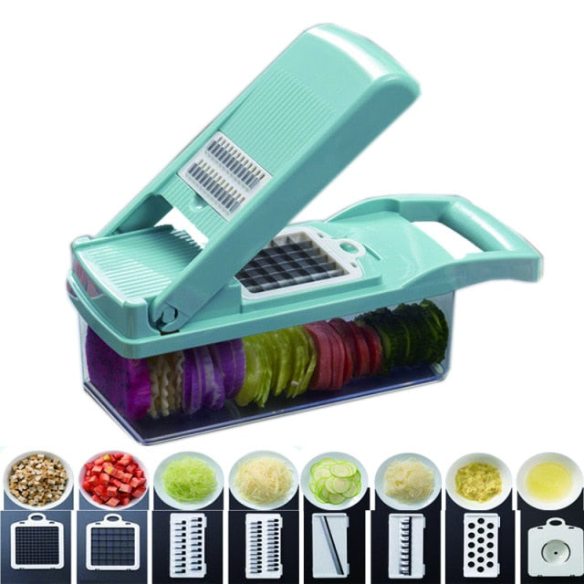 Mandoline Cutter Slicer Profesjonell Rivejern Med Justerbare Blader | Skanto