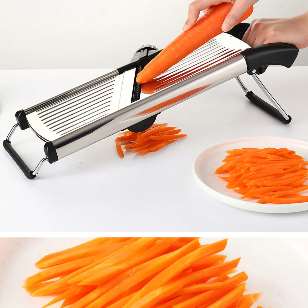Skanto | ProLine Sharp Cutter – Justerbar Mandolin Skiver for Grønnsaker og Frukt