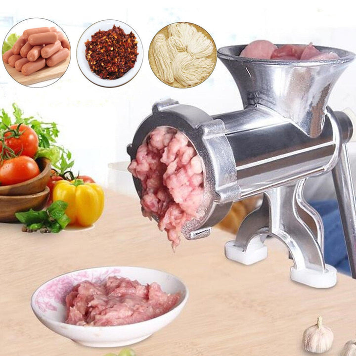 Manuell Aluminiumlegering Kjøttkvern Pølsemaker Kvern | Skanto