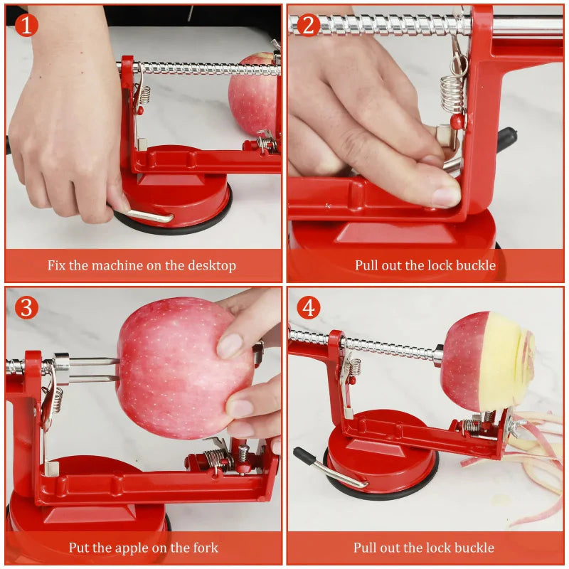 Manuell Apple Peeler Multifunksjonell Rustfritt Stål Frukt Skrelleverktøy | Skanto