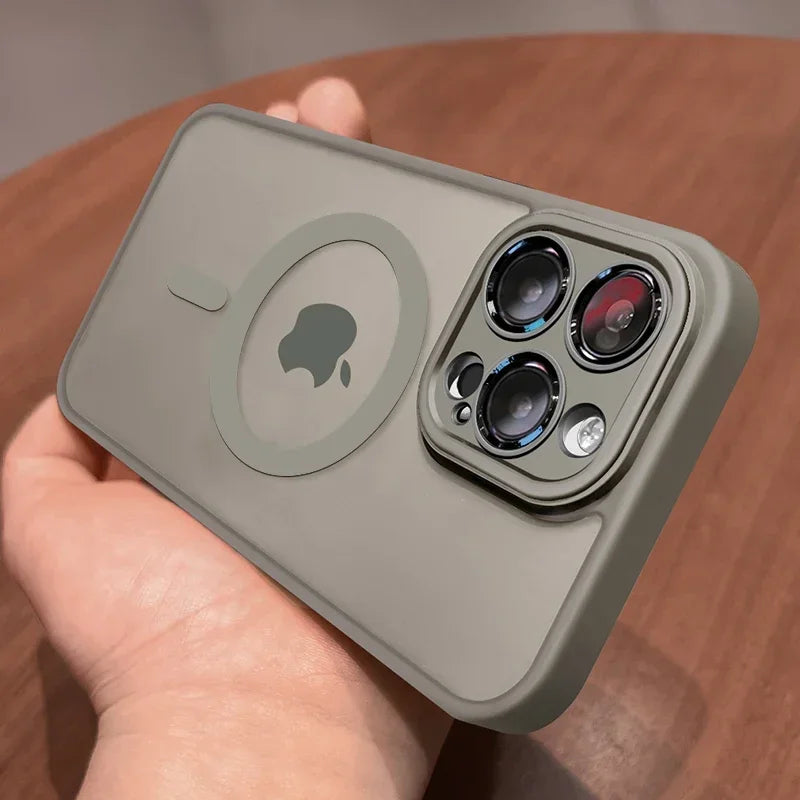 Matte Armor Magnethülle med Stoßschutz og MagSafe-Unterstützung – 1+1 GRATIS