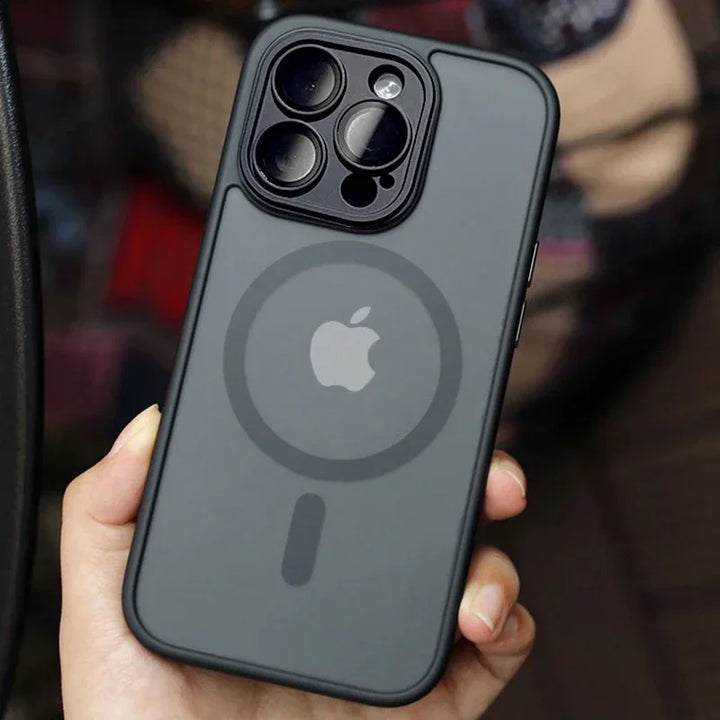 Matte Armor Magnethülle med Stoßschutz og MagSafe-Unterstützung – 1+1 GRATIS