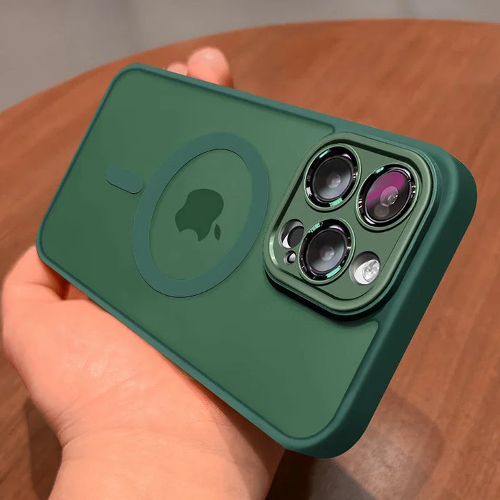 Matte Armor Magnethülle med Stoßschutz og MagSafe-Unterstützung – 1+1 GRATIS