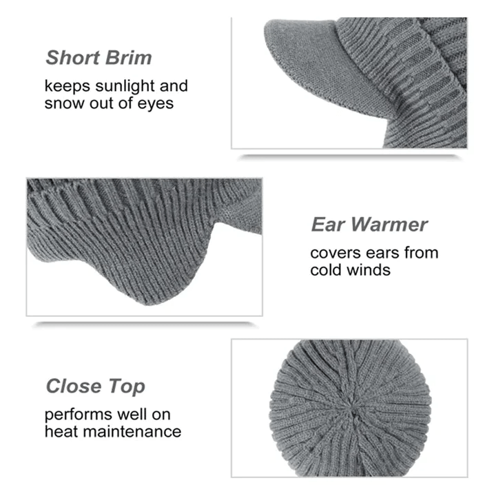 SmartKnit Beanie – Isolerte Ørevarmere Skanto
