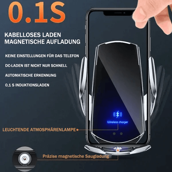 QuickCharge Holder - Selvlukkende ladestativ for hurtiglading Skanto