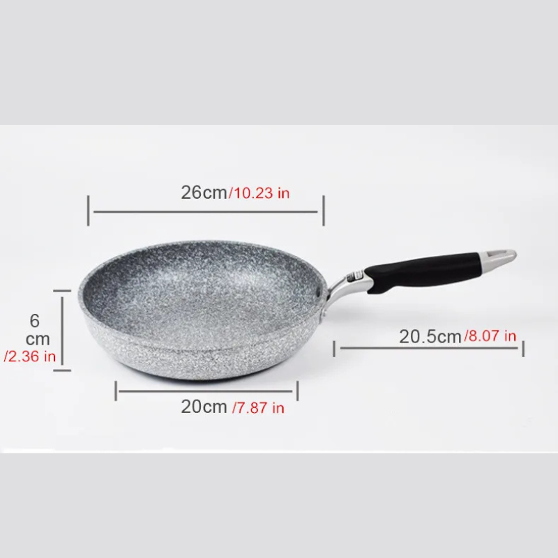 Medisinsk stein Non Stick Stekepanne Wok Panne Induksjon Gass Komfyr Koker | Skanto
