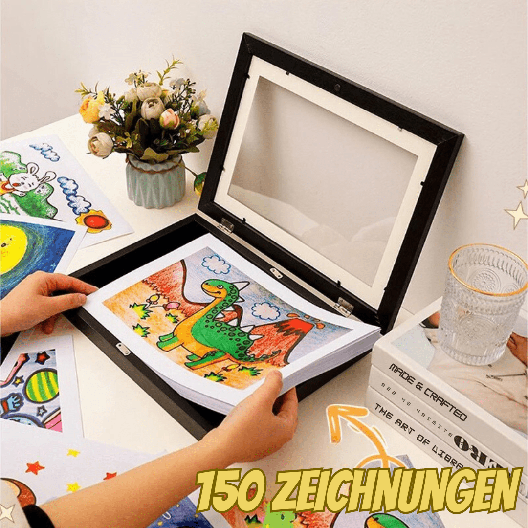 Skanto | Memory Frame – Interchangebar ramme for barnets tegninger med plass til opptil 150 verk