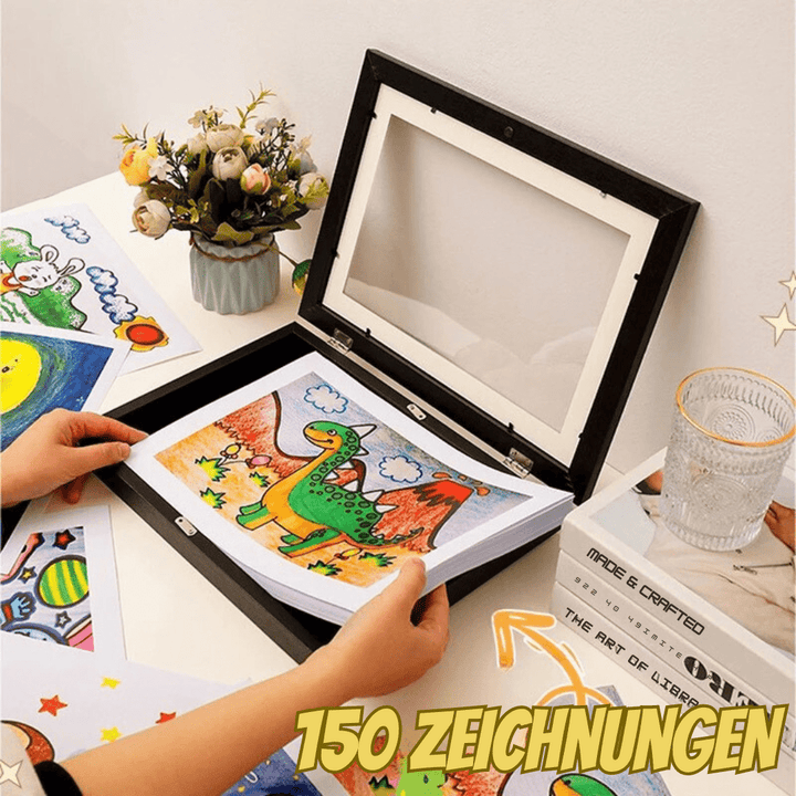 Skanto | Memory Frame – Interchangebar ramme for barnets tegninger med plass til opptil 150 verk