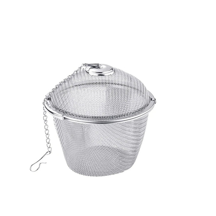 Mesh Infuser med låsende kjede i rustfritt stål te krydder sil ball | Skanto
