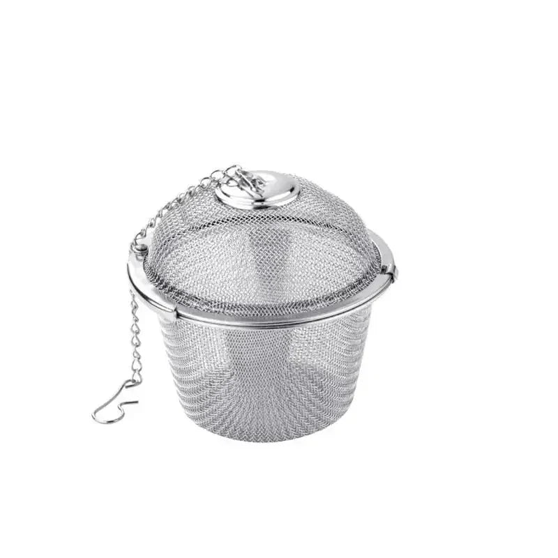 Mesh Infuser med låsende kjede i rustfritt stål te krydder sil ball | Skanto