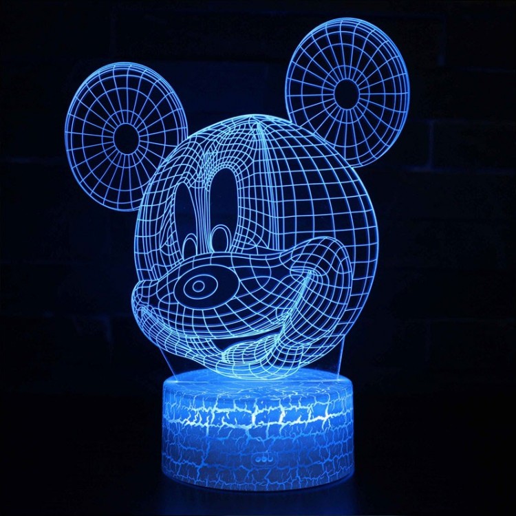 Skanto | 3D Lampe hode av Mickey
