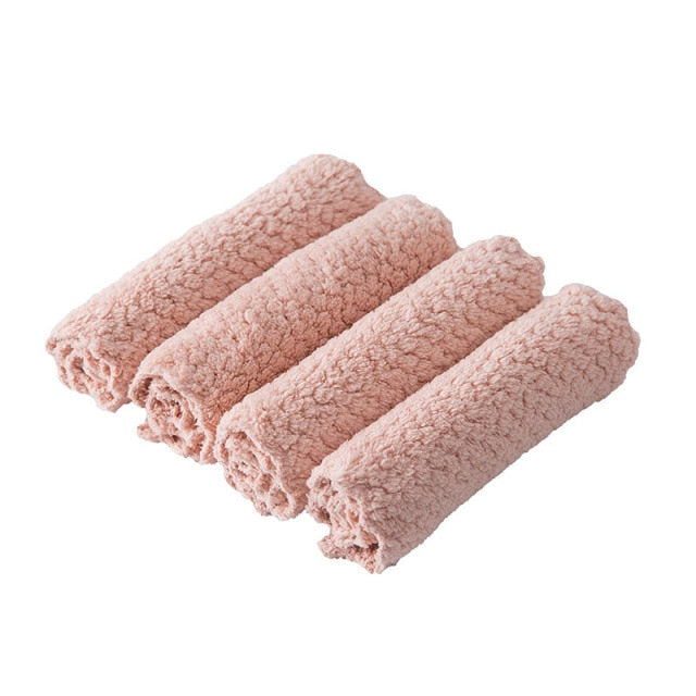 Mikrofiber Rengjøringsklut Vannabsorpsjon Kjøkkenkluter Håndkle | Skanto
