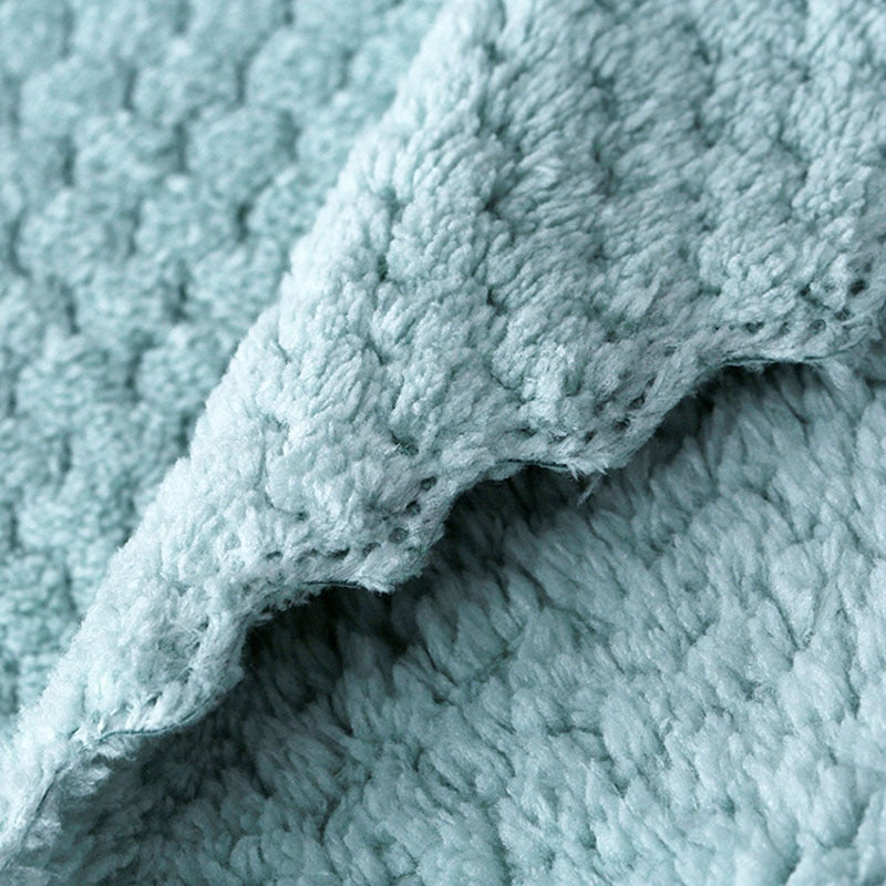 Mikrofiber Rengjøringsklut Vannabsorpsjon Kjøkkenkluter Håndkle | Skanto