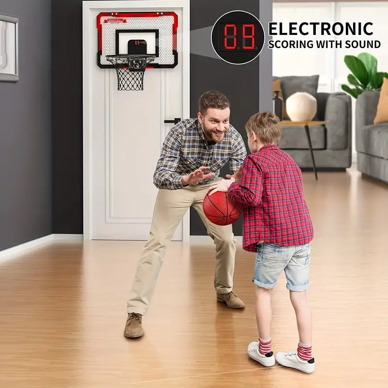 Skanto | Mini Basketball Ramme med Elektronisk Poengtavle - BouncePro