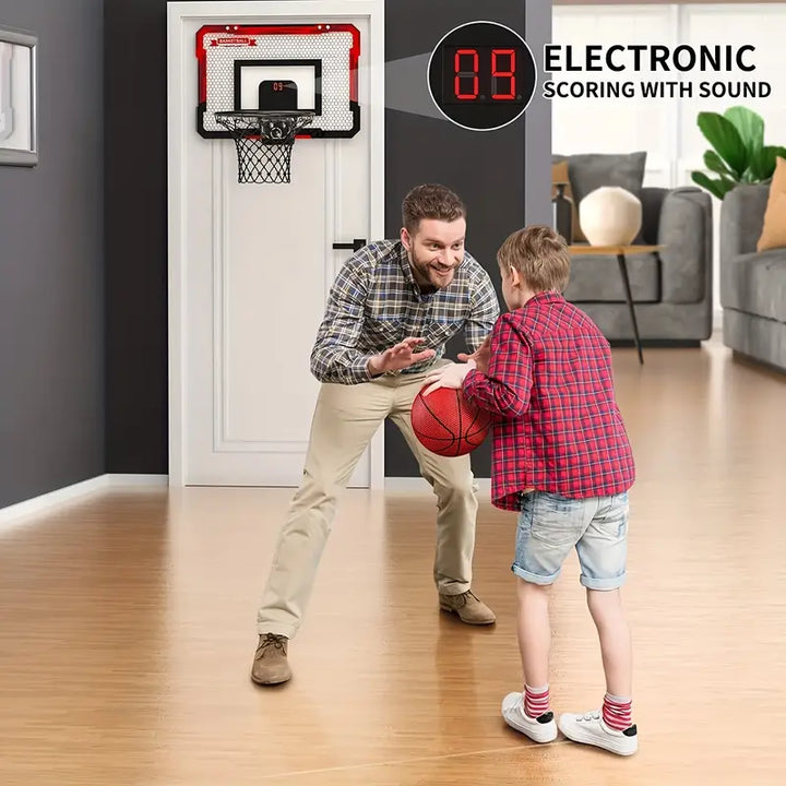 Skanto | Mini Basketball Ramme med Elektronisk Poengtavle - BouncePro