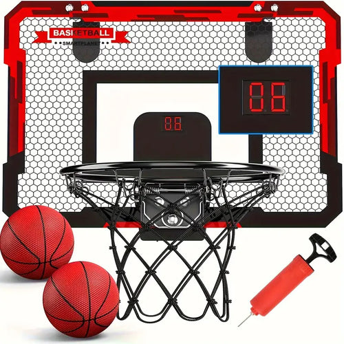 Skanto | Mini Basketball Ramme med Elektronisk Poengtavle - BouncePro