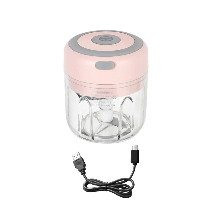Mini Elektrisk Hvitløk USB Lading Ingefær Moser Knuser Maskin | Skanto