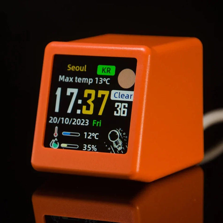 Mini Smart WIFI Multifunksjonsklokke i Stilig Plast | Skanto