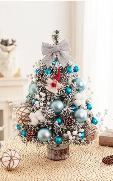 Skanto | Mini Bordtop Adventstre med LED Lys – 45CM Festlig Dekor for Hjem, Kontor & Fester