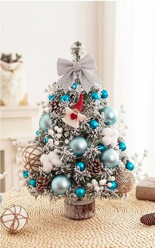 Skanto | Mini Bordtop Adventstre med LED Lys – 45CM Festlig Dekor for Hjem, Kontor & Fester
