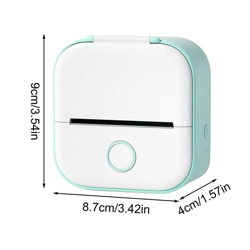 Skanto | Bærbar mini skriver med Bluetooth og blekefri termisk utskrift