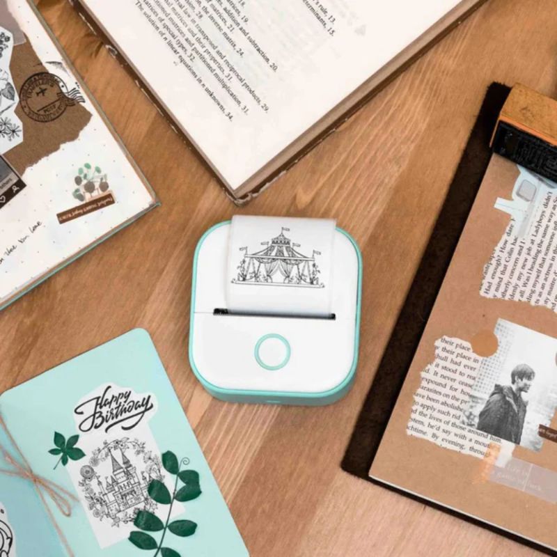 Skanto | Bærbar mini skriver med Bluetooth og blekefri termisk utskrift