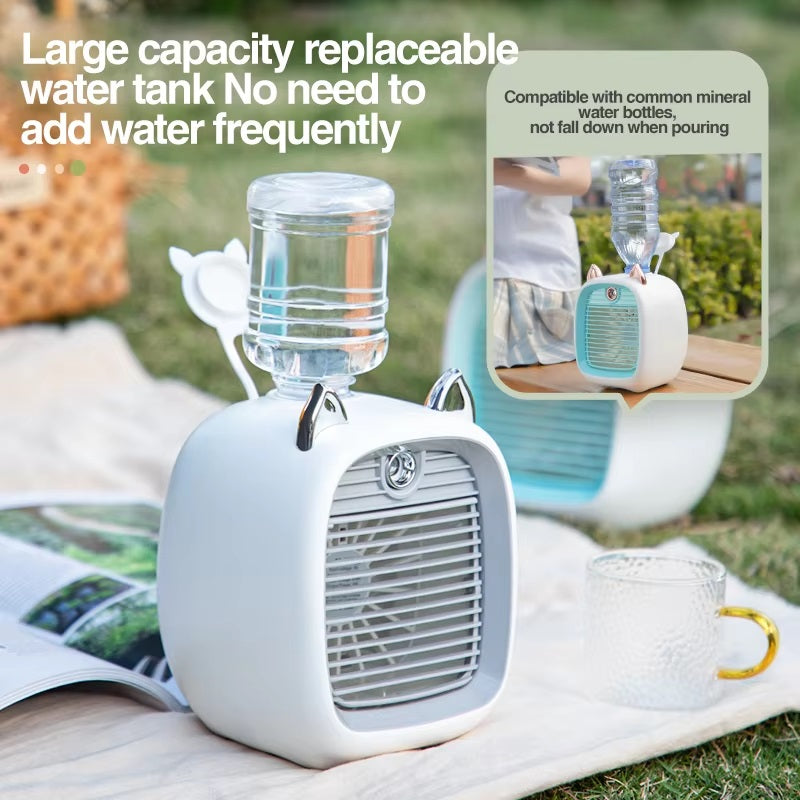 Skanto | Mini Air Conditioner med 3-hastighets vifte & tåkesprayer