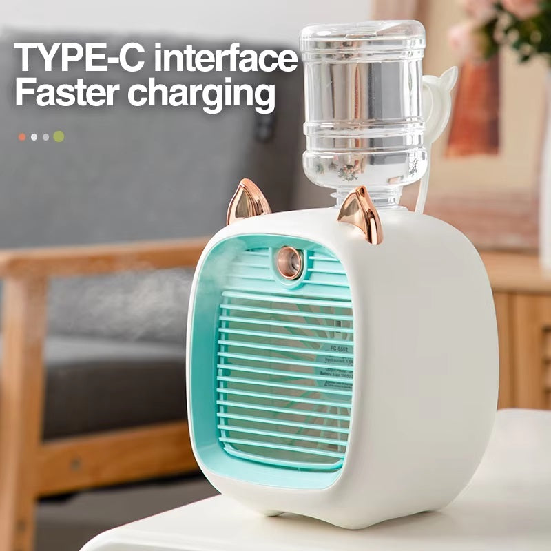 Skanto | Mini Air Conditioner med 3-hastighets vifte & tåkesprayer