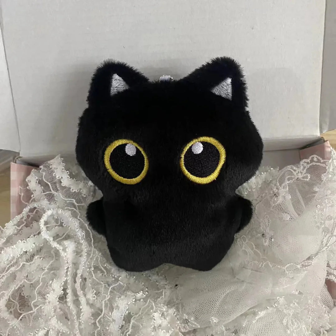 Skanto | MINIKITTY – Søt 10cm svart katteplushleke for barn