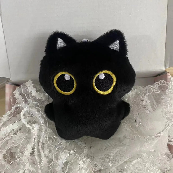 Skanto | MINIKITTY – Søt 10cm svart katteplushleke for barn