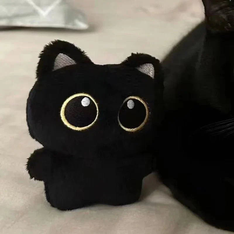 Skanto | MINIKITTY – Søt 10cm svart katteplushleke for barn