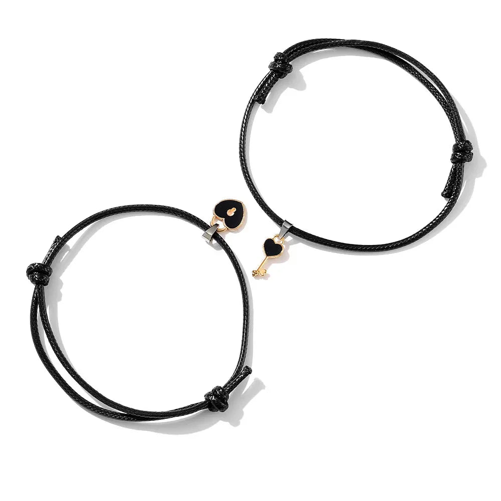 Skanto | Minimal Lås & Lås Par Armbånd