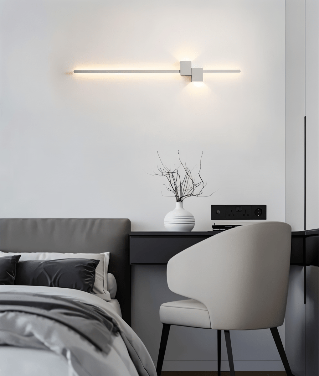 Skanto | Minimalist LED Vegglampe – The Line – Moderne & Elegant Belysning