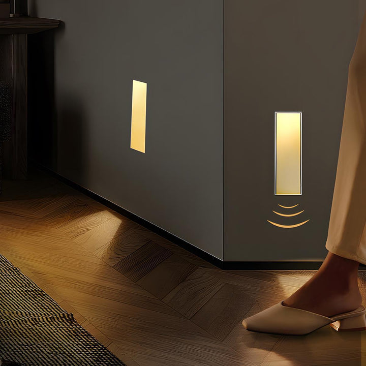 Skanto | LED Innfelt Vegglamper | Bevegelsessensor. Energisparende & Ideell for Gang. Stuer. og Soverom.